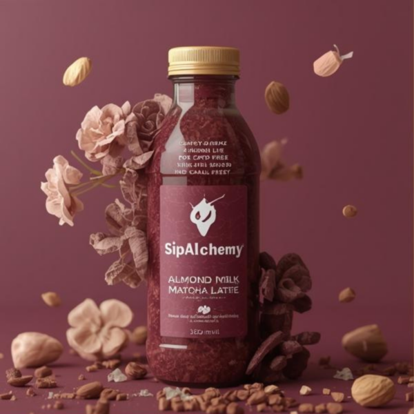 Matcha Latte with Almond Milk