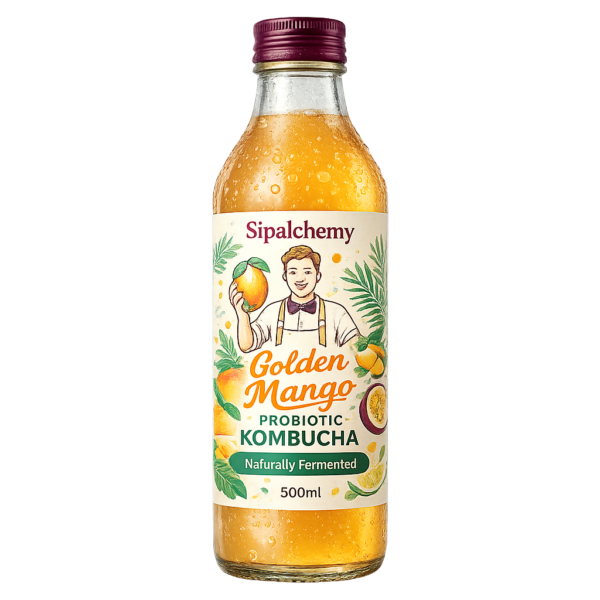 Golden Mango Probiotic Kombucha/Lin/Brisbane A