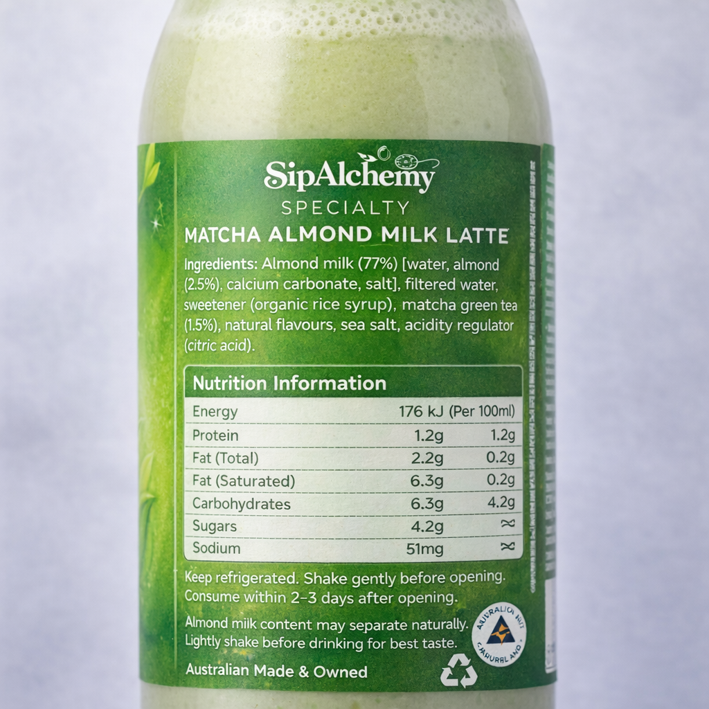Specialty Matcha Almond Milk Latte (330ml) | Tais M. | Brisbane A - Image 2