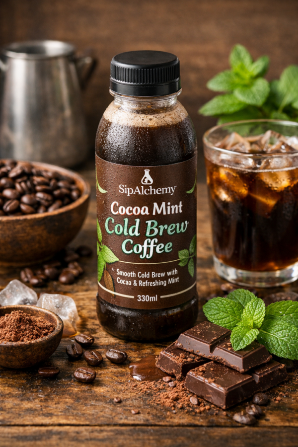 Cocoa Mint Cold Brew Coffee 330ml -saad-Mel