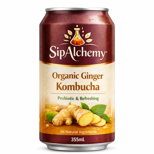 Organic Ginger Kombucha เ