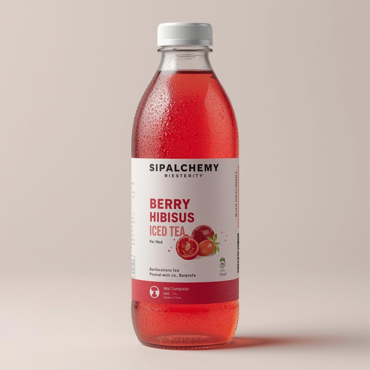 Berry Hibiscus Iced Tea 330ml -Marina