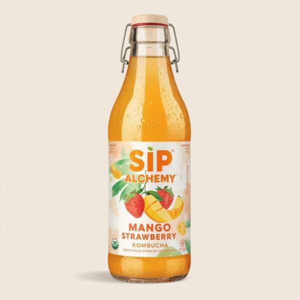 Strawberry mango Kombucha-  Gabriela Melburne