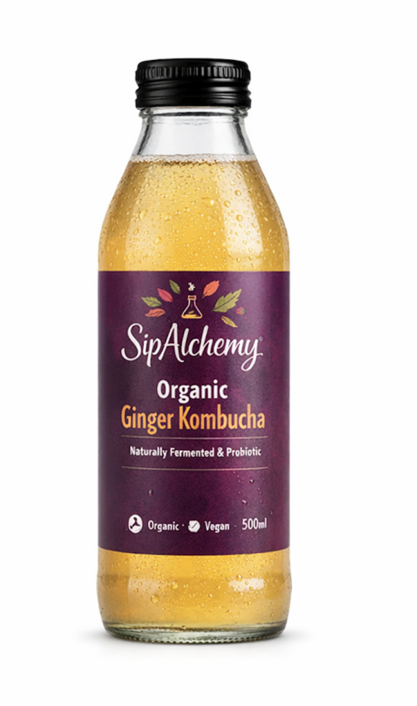 Organic Ginger Kombucha – 500ml