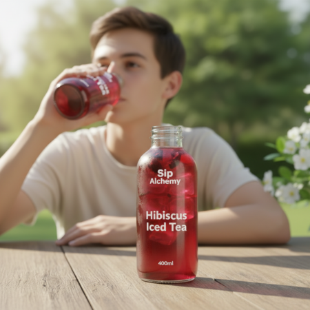 Hibiscus Iced Tea 400ml/Allan O. Guzman Castro