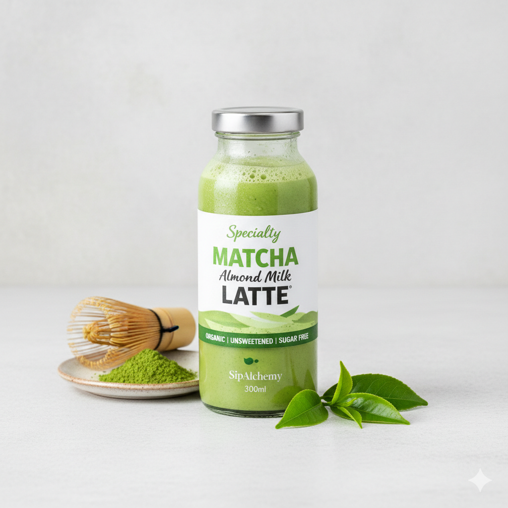 Matcha Almond Milk Latte – 250ml