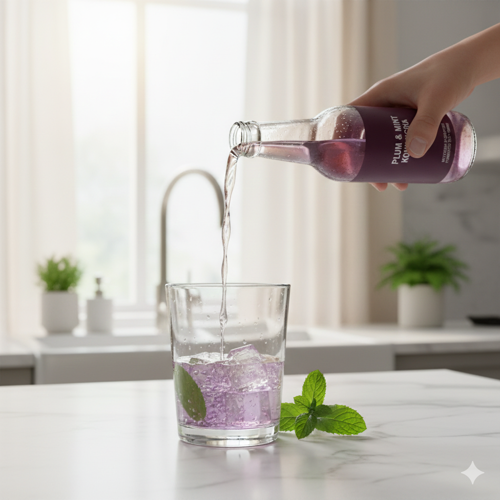 Organic Ginger Kombucha - 500ml - Image 2