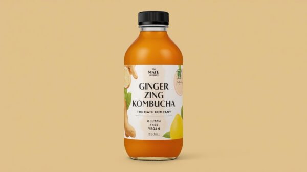 Ginger Zing Kombucha - The Mate Company