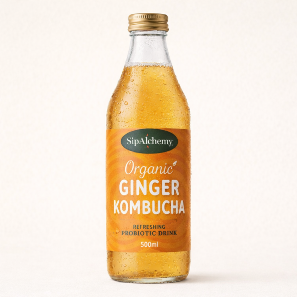 Organic Ginger Kombucha 500ml