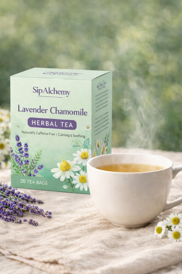 Lavender Chamomile Herbal Tea – 20 Tea Bags