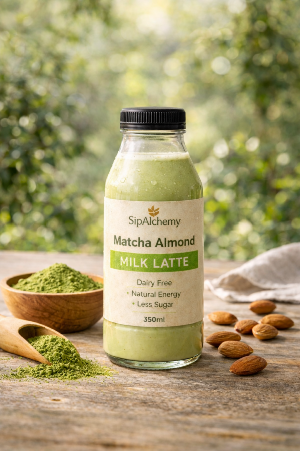 Matcha Almond Milk Latte