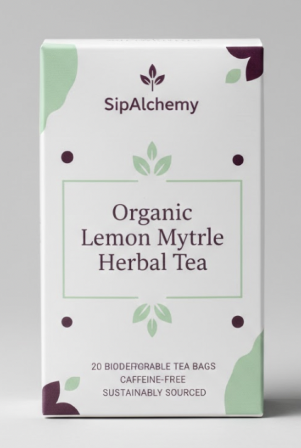 Organic Lemon Myrtle Herbal Tea – 20 Biodegradable Tea Bags