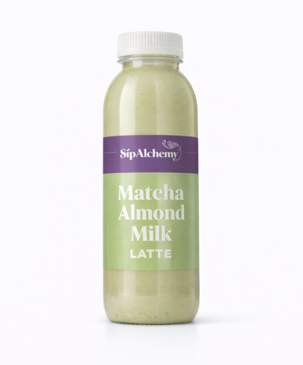 Matcha Almond Milk Latte – Dairy-Free Energy Drink 330ml (Alonso Palacios)