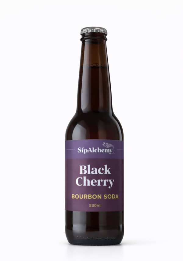 Black Cherry Bourbon Soda 530ml - Malena Requena