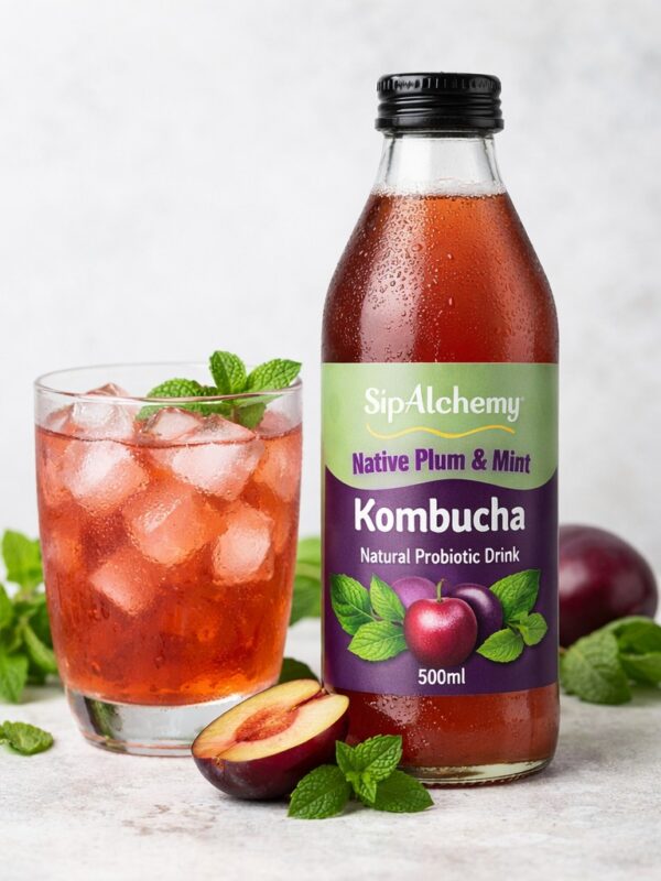 Native Plum & Mint Kombucha