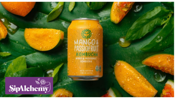 Mango Passion Kombucha Can 330ml