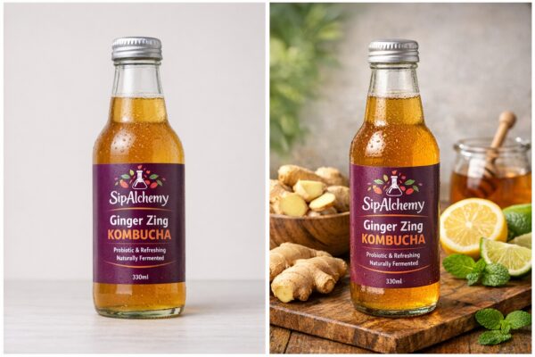 Ginger Zing Kombucha- Gabriel Marroquin-Saad-Mel