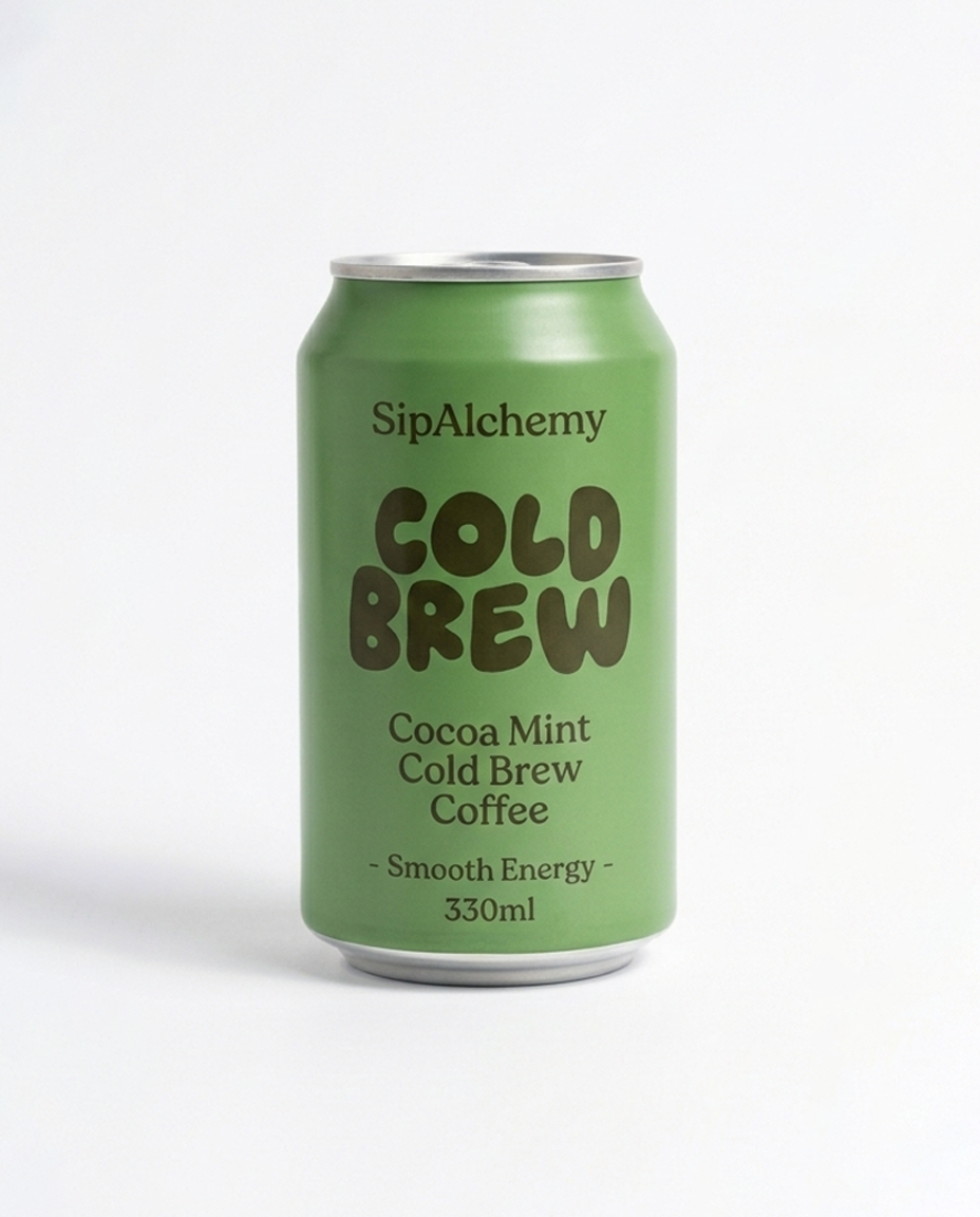 Cocoa Mint Cold Brew - Artisanal Smooth Coffee - 330ml - Image 2