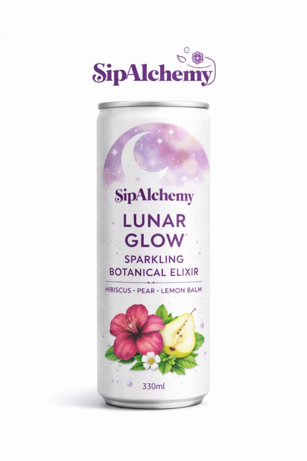 Lunar Glow Sparkling Botanical Elixir 330ml - Ana Julia, Harbour A Sydney