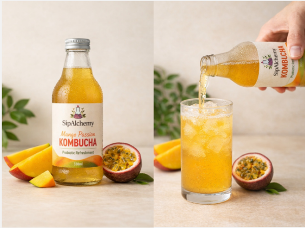 Mango Passion Kombucha -330 ml