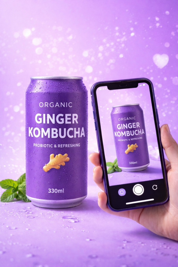 Organic Ginger Kombucha | 500ml