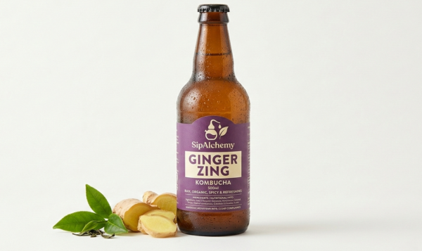 Ginger Zing Kombucha – 500ml