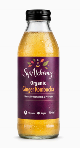 Organic Ginger Kombucha – 500ml - Saad - Mel
